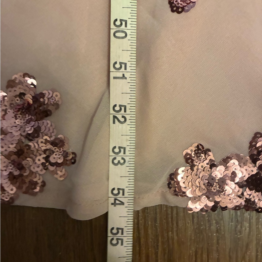 Peppermayo NWT Sweet Escape Sequin Strapless Maxi Dress in Baby Pink- Size US 18 - Picture 16 of 16